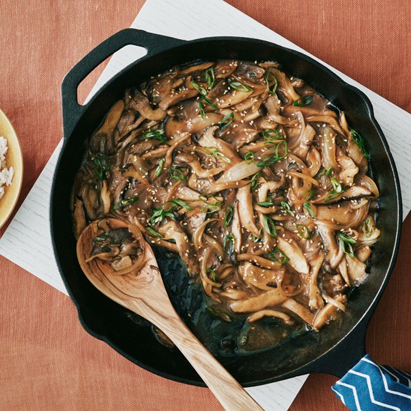 Saucy mushroom stir-fry [Daniel Lavery]