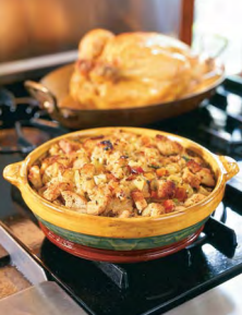 Sauerkraut and rye bread stuffing