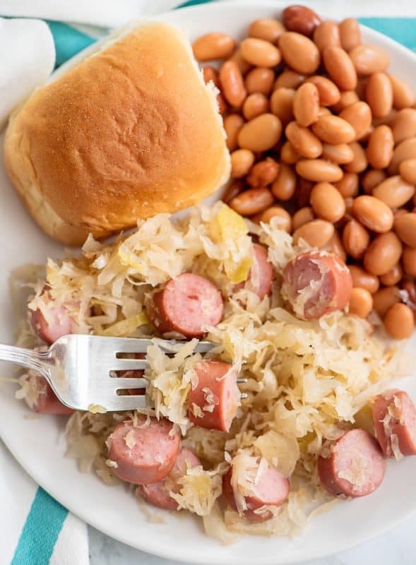 Sauerkraut and weenies
