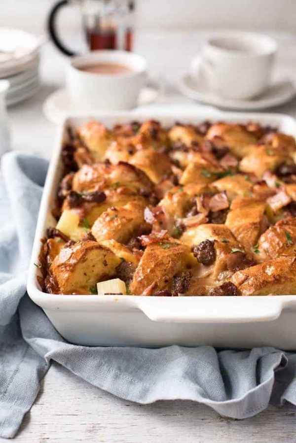 Sausage & bacon country breakfast casserole