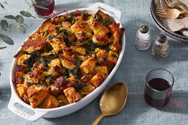 Sausage & broccoli rabe stuffing 