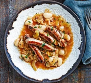 Sausage & butter bean simmer-and-serve