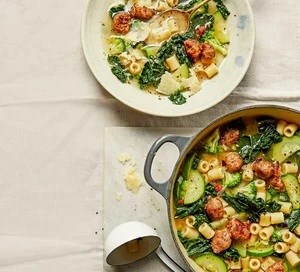 Sausage & kale minestrone