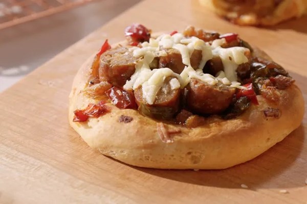 Sausage & pepper kolaches