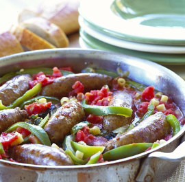 Sausage & pepper stew