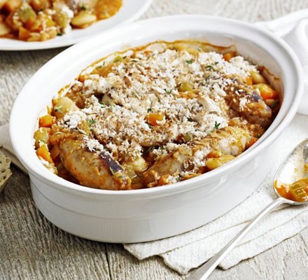 Sausage and bean casserole