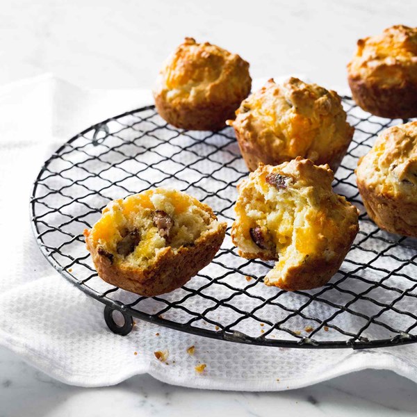 Sausage and cheddar muffins
