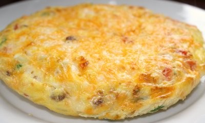 Sausage and cheese frittata