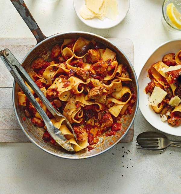 Sausage and chestnut ragù