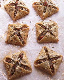 Sausage and feta hand pies