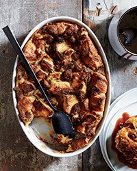 Sausage-and-maple bread pudding