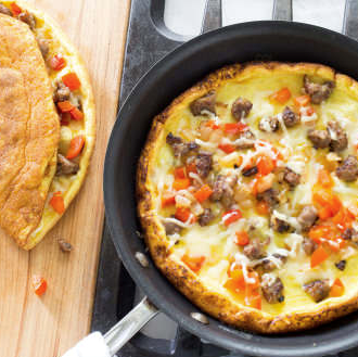 Sausage and pepper filling