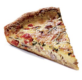 Sausage and pepper quiche