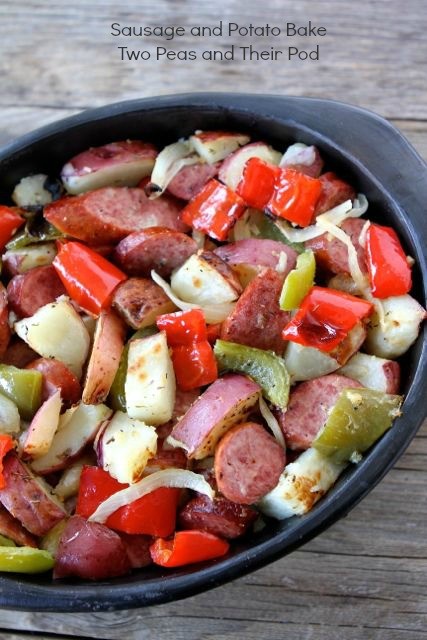Sausage and potato bake
