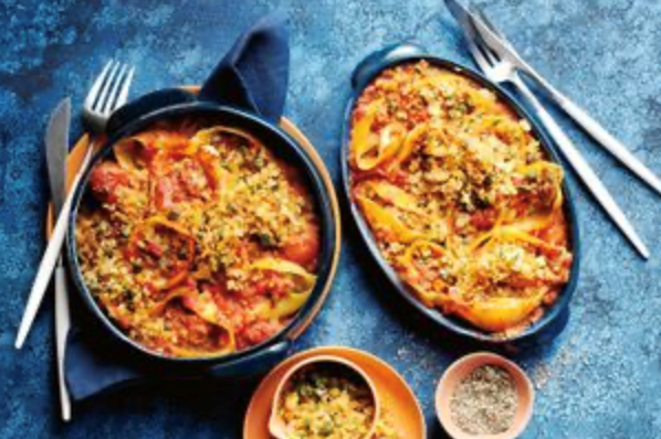 Sausage and sage-stuffed shells
