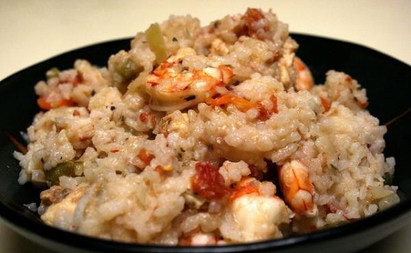 Sausage and shrimp jambalaya