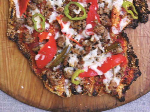 Sausage and sweet pepper sauce