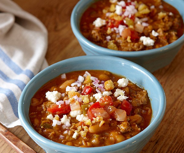 Sausage and white bean chili