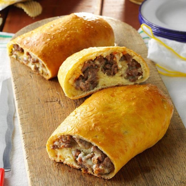 Sausage bread sandwiches