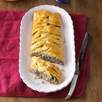 Sausage brunch braid