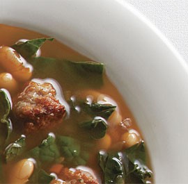 Sausage, cannellini and kale soup
