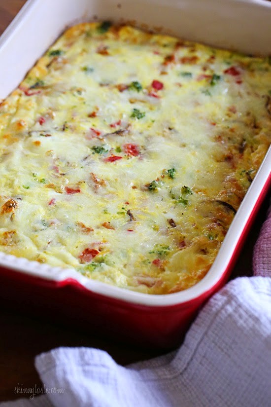 Sausage, cheese and veggie breakfast casserole