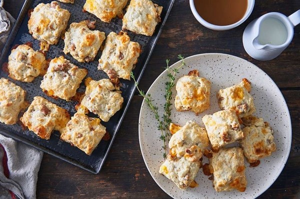 Sausage cheese biscuits