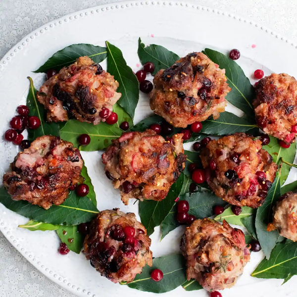 Sausage, chestnut and cranberry stuffing