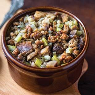 Sausage-chestnut stuffing