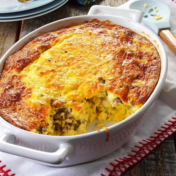 Sausage egg bake