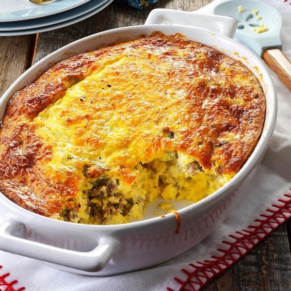 Sausage egg bake