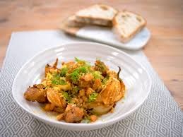 Sausage, fennel and bean supper