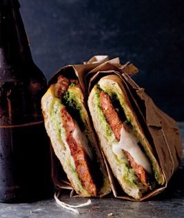 Sausage, fontina & broccolini pesto
