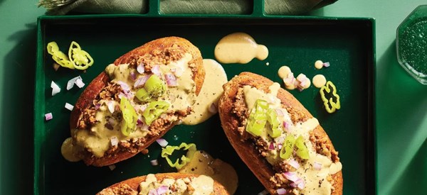 Sausage grinders [cheese sauce]