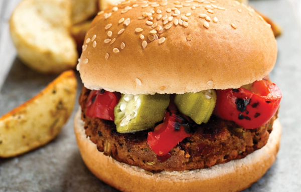 Sausage gumbo burgers