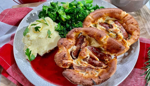 Sausage in the hole (Pasticcio di salsicce)