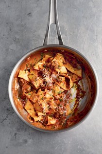 Sausage pappardelle