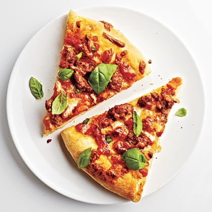 Sausage pizza