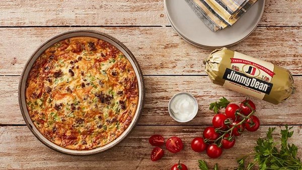 Sausage quiche