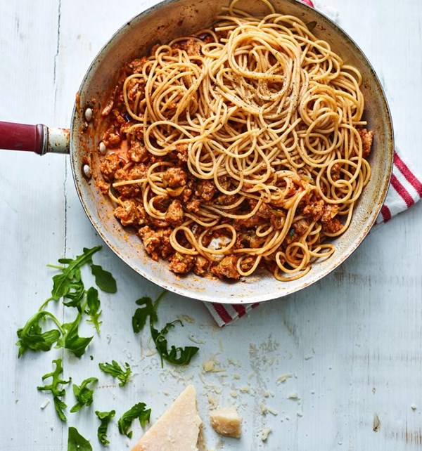 Sausage spaghetti