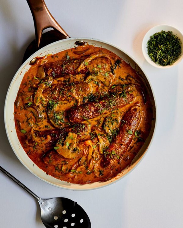 Sausage Stroganoff 