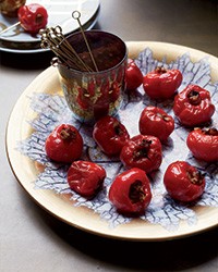 Sausage-stuffed peppadew peppers