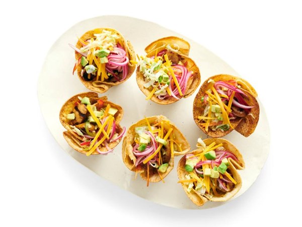 Sausage taco cups