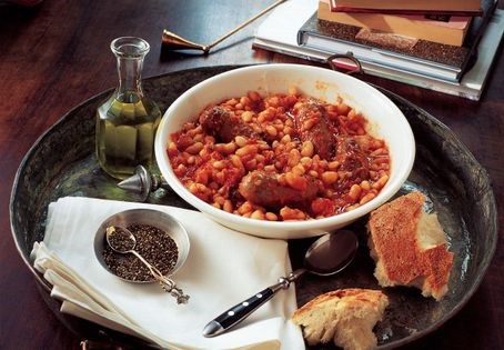 Sausages and beans (Salsicce e fagioli)