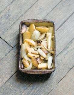 Sauté of 'forgotten vegetables' (Poêlée de légumes oubliés)