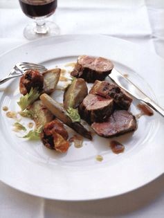 Sauté of lamb neck fillet with artichokes