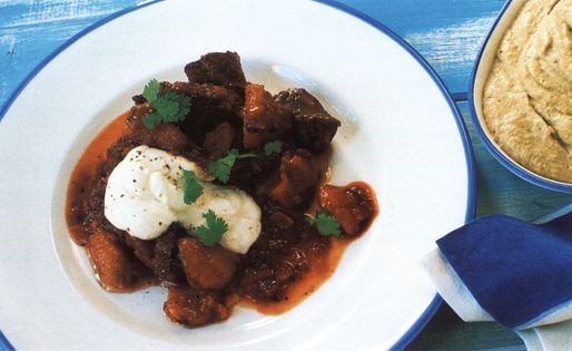 Sauté of spring lamb with apricots