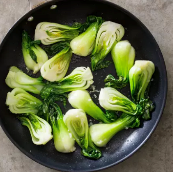 Sautéed baby bok choy