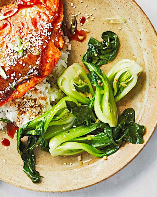Sautéed baby bok choy