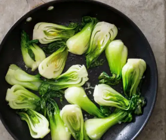 Sautéed baby bok choy